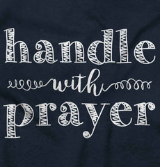 Handle With Prayer Romper Bodysuit-Direct To Garment Print-Brisco Baby