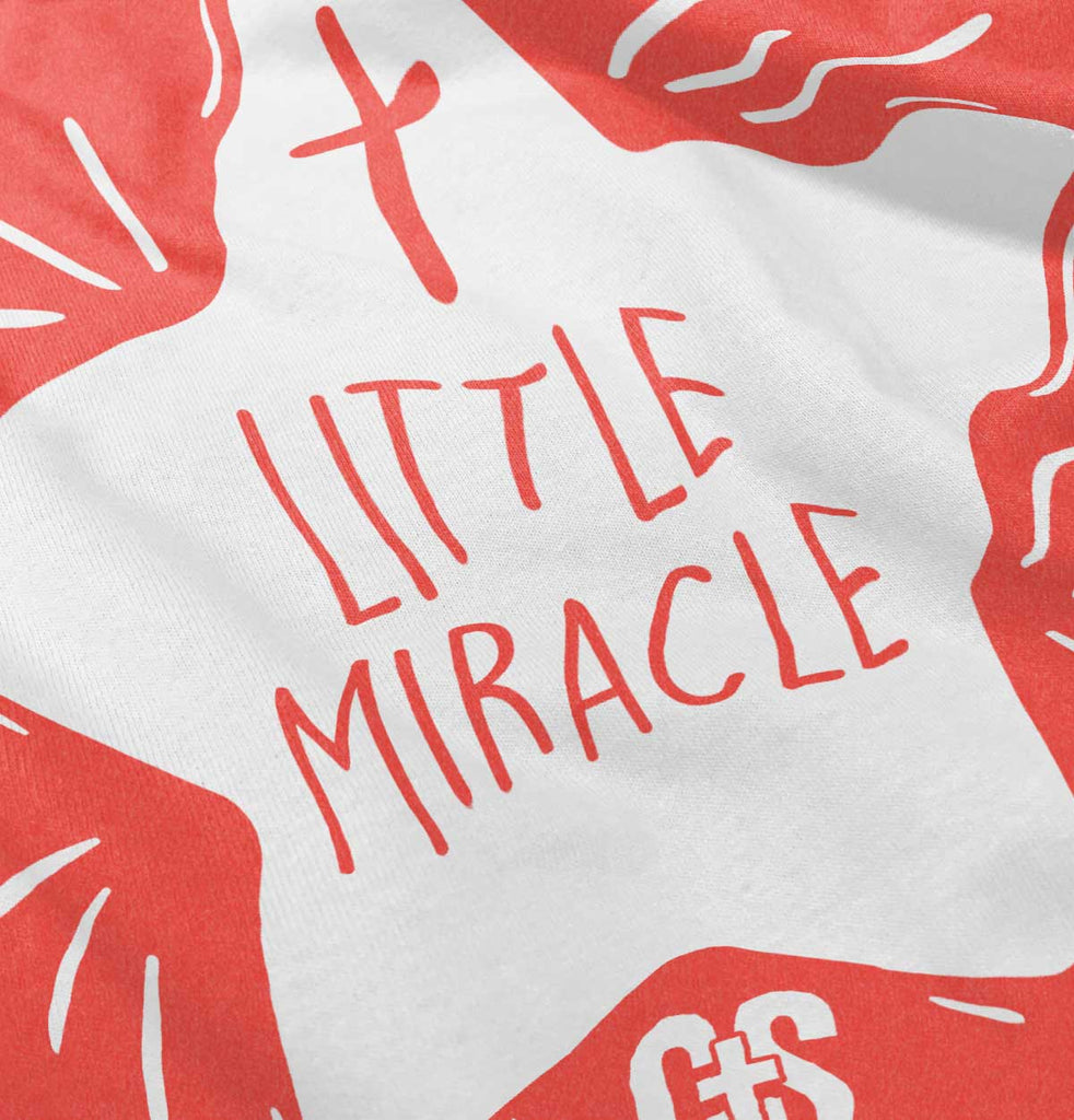 Little Miracle Toddler Football Jersey Tee-Direct To Garment Print-Brisco Baby