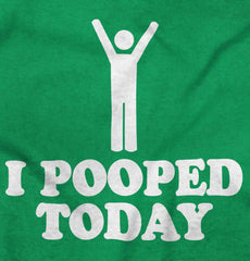 I Pooped Today Romper Bodysuit-Direct To Garment Print-Brisco Baby