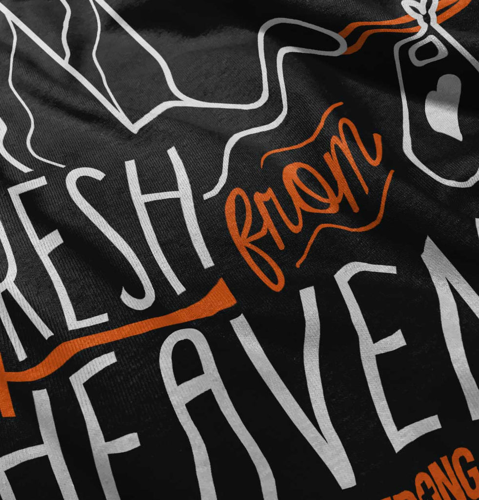 Fresh From Heaven Toddler Football Jersey Tee-Direct To Garment Print-Brisco Baby