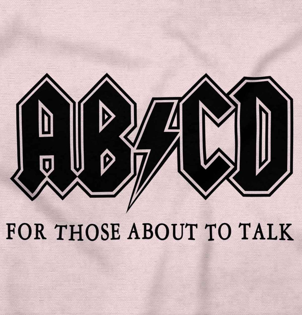 AB CD Toddler Ruffled Trim T-Shirt-Direct To Garment Print-Brisco Baby