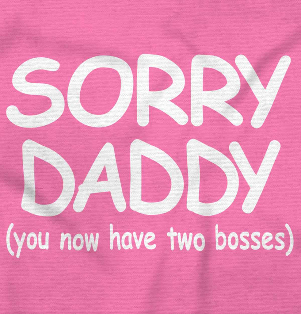 Sorry Daddy Baby Polka Dot Skirt Dress-Direct To Garment Print-Brisco Baby