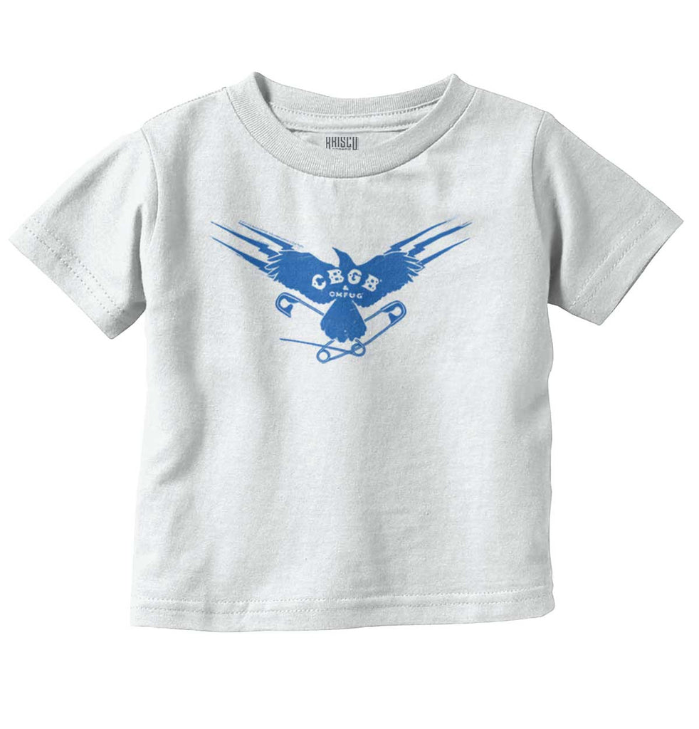 Eagle CBGB Infant Toddler T Shirt-Direct To Garment Print-Brisco Baby