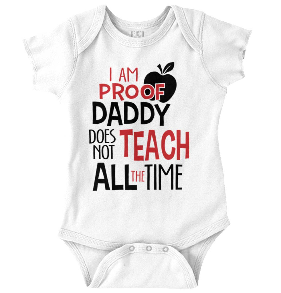 Professor Dad Romper Bodysuit-Direct To Garment Print-Brisco Baby