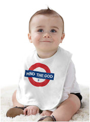 Mind The God Infant Baby Bib-Direct To Garment Print-Brisco Baby