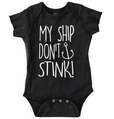 Ship Don't Stink Romper Bodysuit-Direct To Garment Print-Brisco Baby