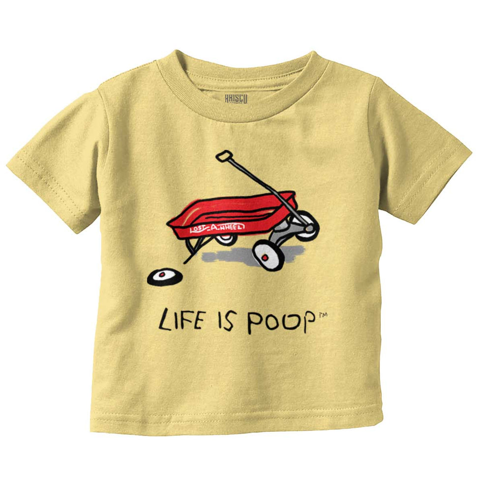 Broken Wagon Infant Toddler T Shirt-Direct To Garment Print-Brisco Baby
