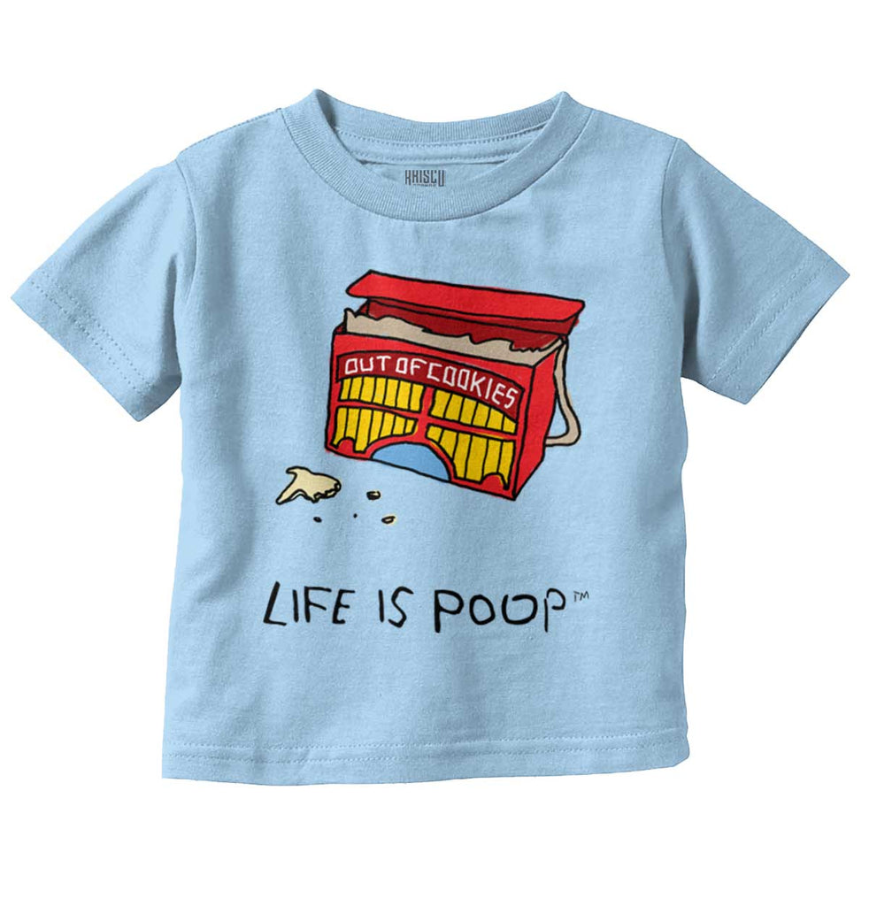 Out of Cookies Infant Toddler T Shirt-Direct To Garment Print-Brisco Baby