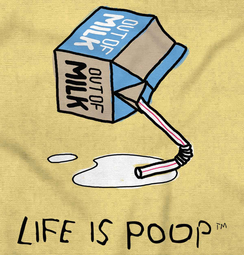 Out of Milk Infant Toddler T Shirt-Direct To Garment Print-Brisco Baby