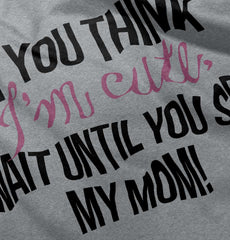 Im Cute Infant Toddler T Shirt-Direct To Garment Print-Brisco Baby