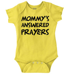 Mommy's Answered Prayer Romper Bodysuit-Direct To Garment Print-Brisco Baby