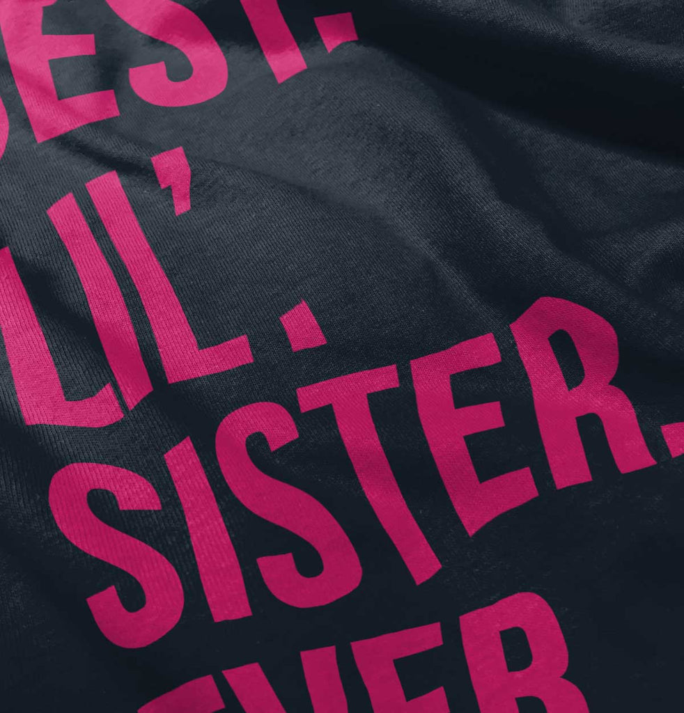 Best Lil Sister Ever Romper Bodysuit-Direct To Garment Print-Brisco Baby