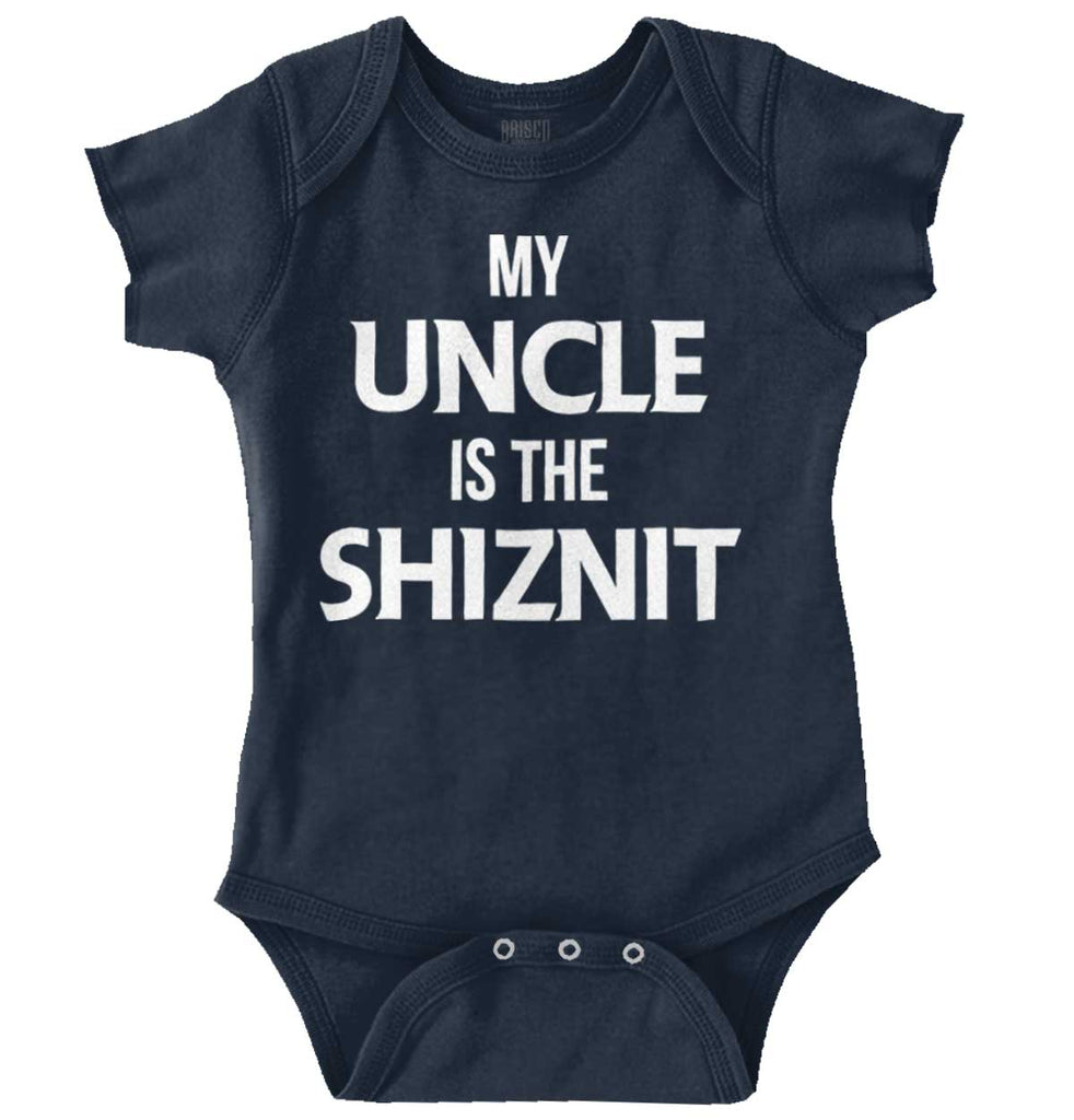 Uncle Shiznit Romper Bodysuit-Direct To Garment Print-Brisco Baby
