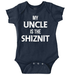 Uncle Shiznit Romper Bodysuit-Direct To Garment Print-Brisco Baby
