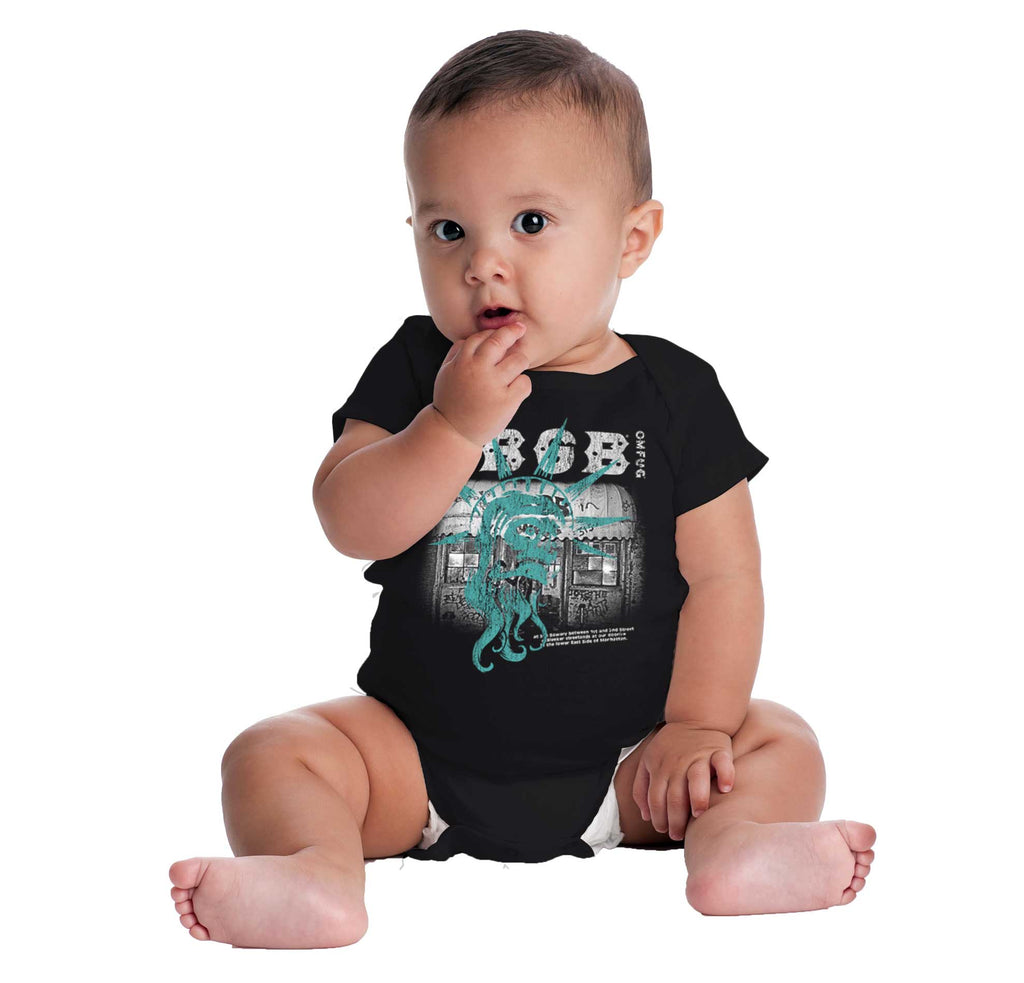 Liberty CBGB Romper Bodysuit-Direct To Garment Print-Brisco Baby
