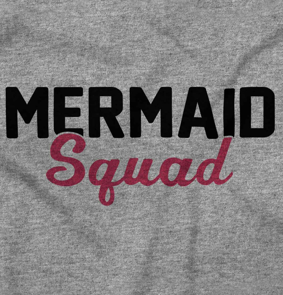 Mermaid Squad Infant Toddler T Shirt-Direct To Garment Print-Brisco Baby