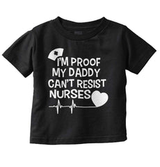 Can't Resist Nurses Infant Toddler T Shirt-Direct To Garment Print-Brisco Baby