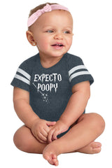 Expecto Poopy Football Romper Bodysuit-Direct To Garment Print-Brisco Baby
