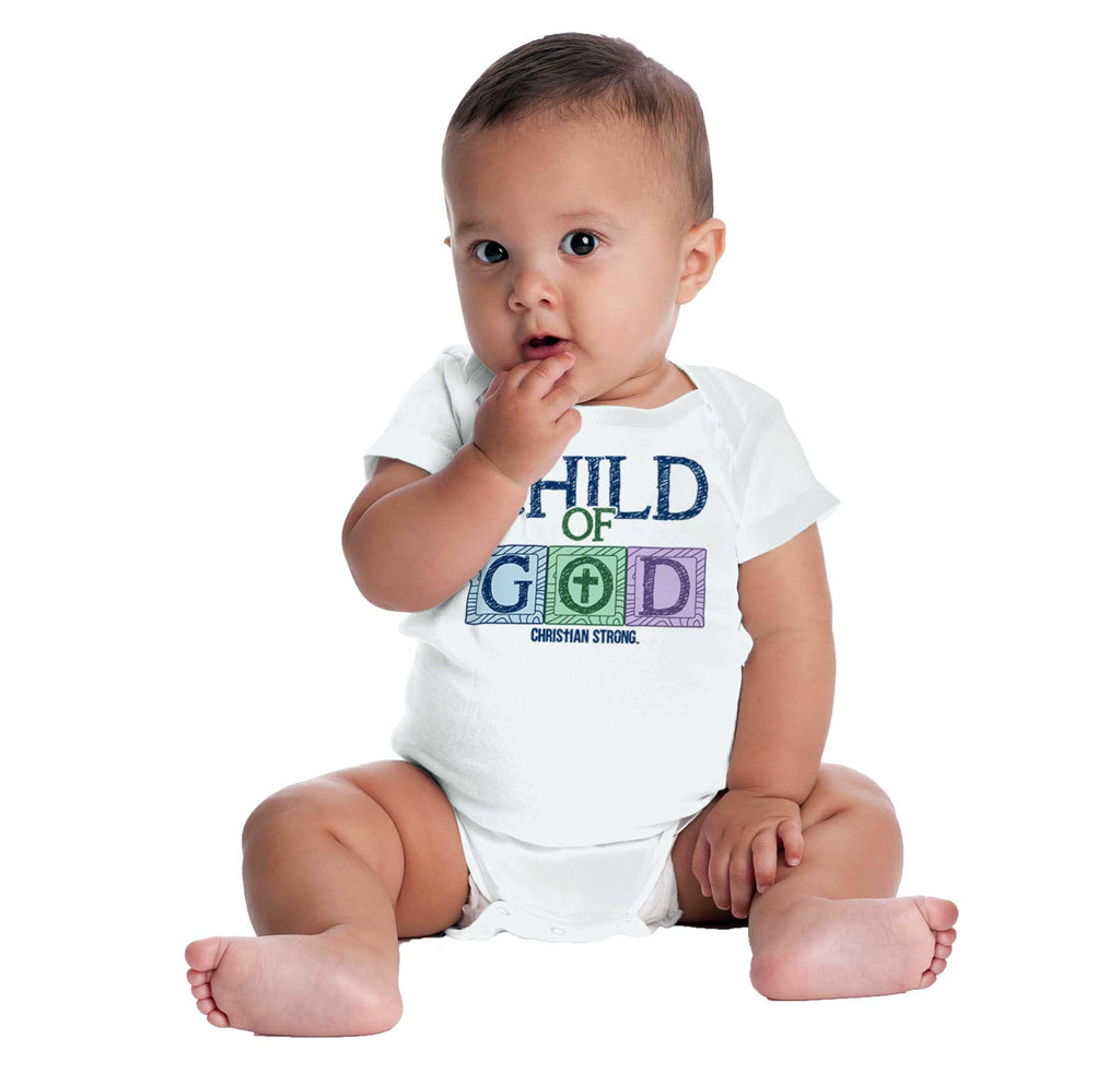 Child of God Gerber Onesie-Direct To Garment Print-Brisco Baby
