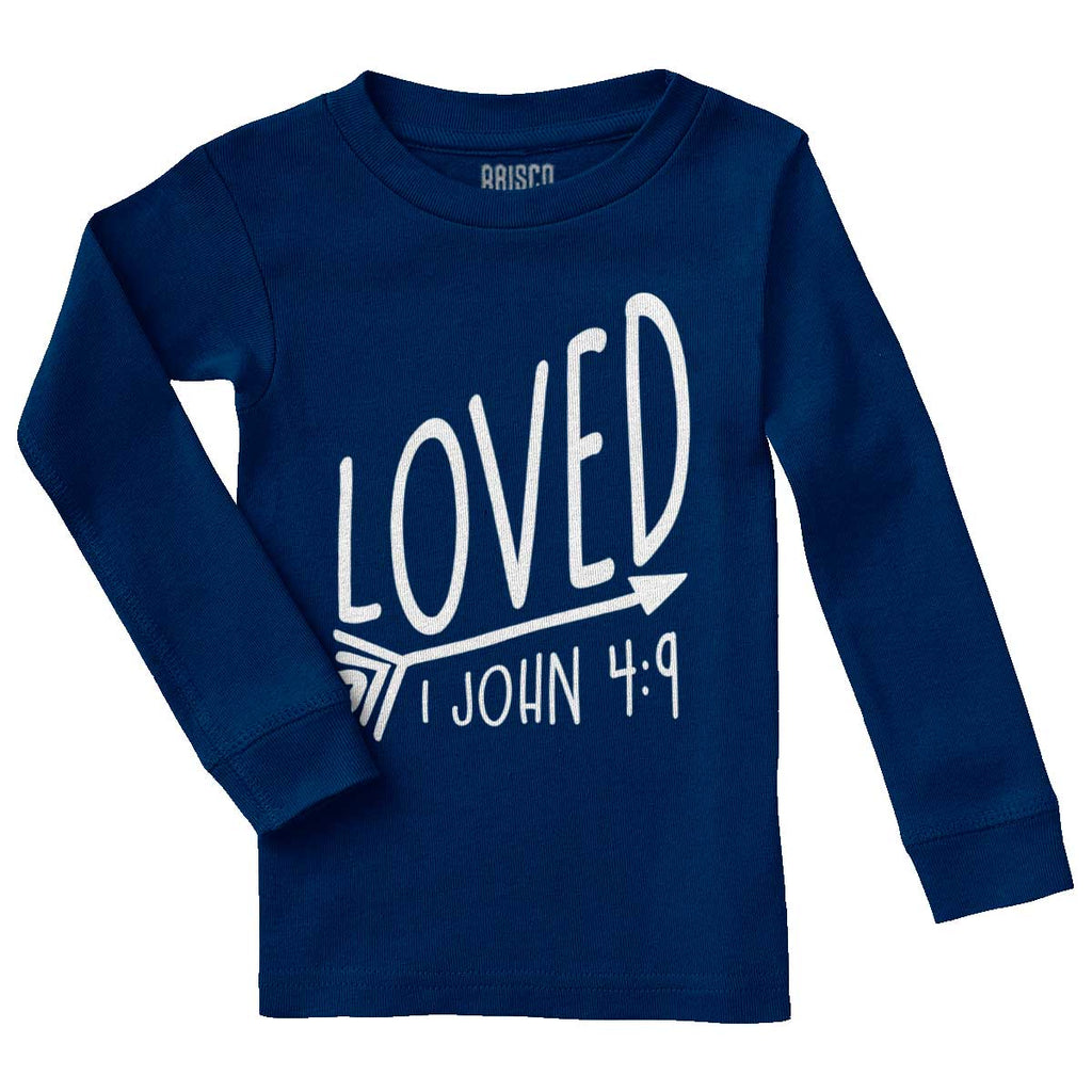 Loved Solid Baby Pajama Top-Direct To Garment Print-Brisco Baby