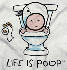 Baby Toilet Infant Toddler T Shirt-Direct To Garment Print-Brisco Baby