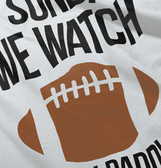 Football Sundays Infant Toddler T Shirt-Direct To Garment Print-Brisco Baby