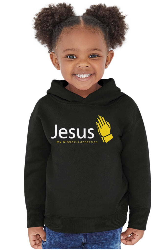 Jesus Connection Toddler Pullover Hoodie-Direct To Garment Print-Brisco Baby