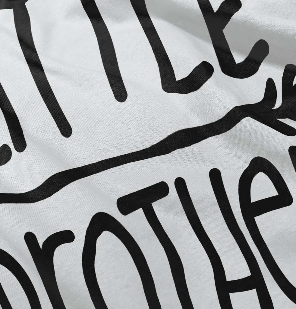 Little Brother Toddler Pullover Hoodie-Direct To Garment Print-Brisco Baby