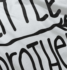 Little Brother Toddler Pullover Hoodie-Direct To Garment Print-Brisco Baby