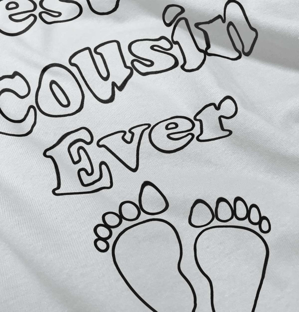 Bestest Cousin Ever Romper Bodysuit-Direct To Garment Print-Brisco Baby