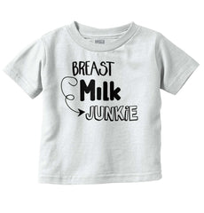 Milk Junkie Infant Toddler T Shirt-Direct To Garment Print-Brisco Baby