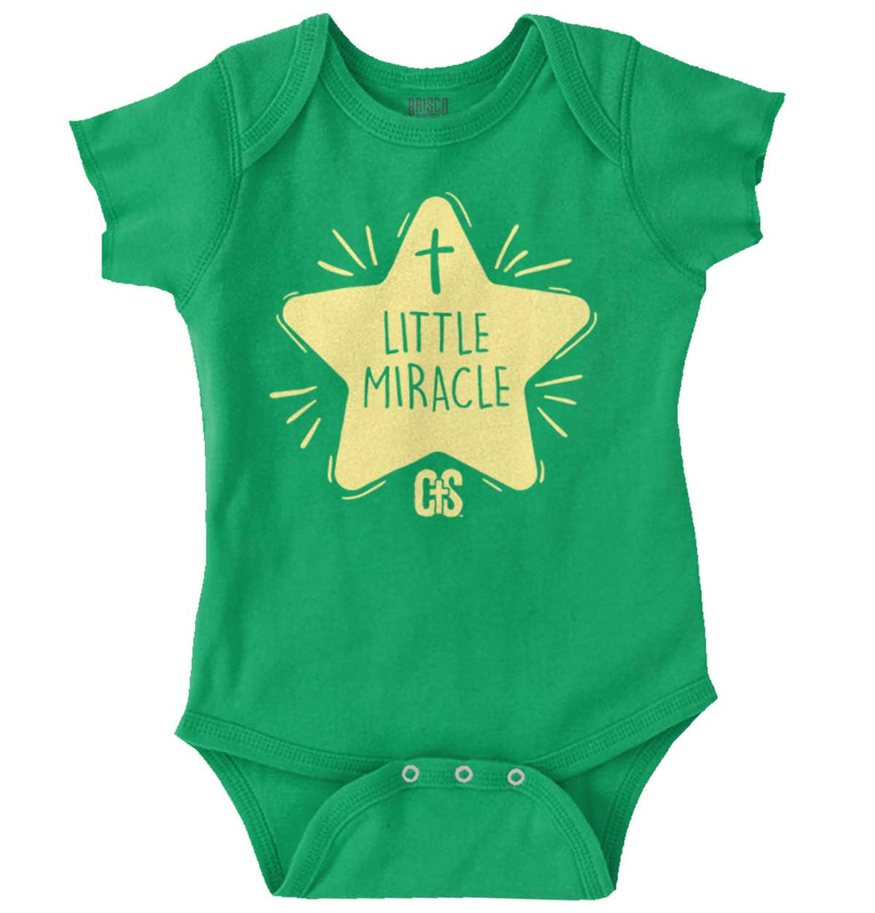 Little Miracle Romper Bodysuit-Direct To Garment Print-Brisco Baby