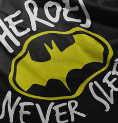 Heroes Never Sleep Infant Baby Bib-Direct To Garment Print-Brisco Baby