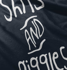 Shits and Giggles Infant Toddler T Shirt-Direct To Garment Print-Brisco Baby