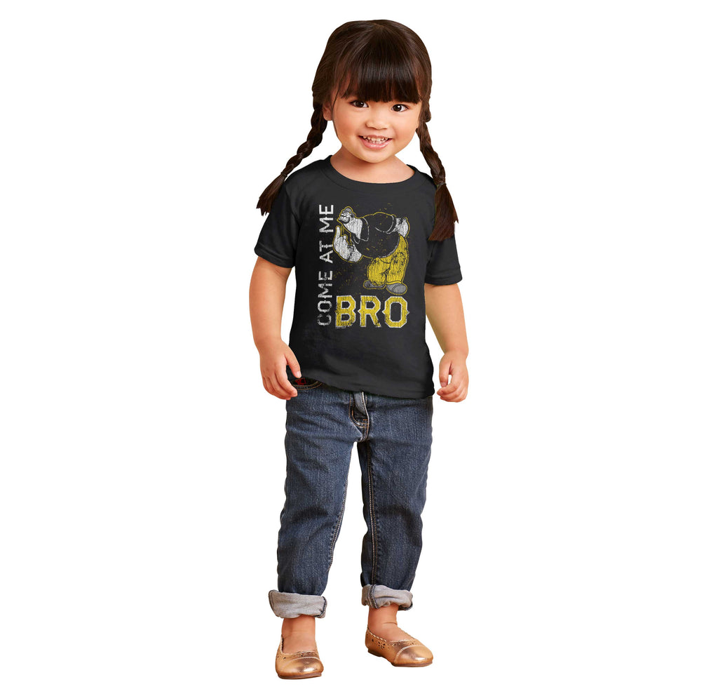 Come At Me Bro Infant Toddler T Shirt-Direct To Garment Print-Brisco Baby