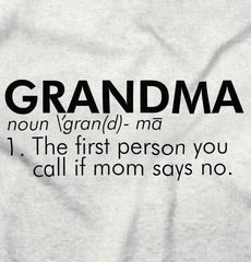 Grandma Defined Infant Baby Bib-Direct To Garment Print-Brisco Baby