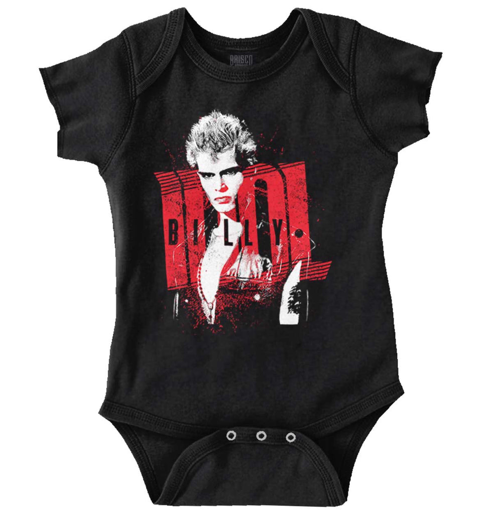 Billy Idol Romper Bodysuit-Direct To Garment Print-Brisco Baby
