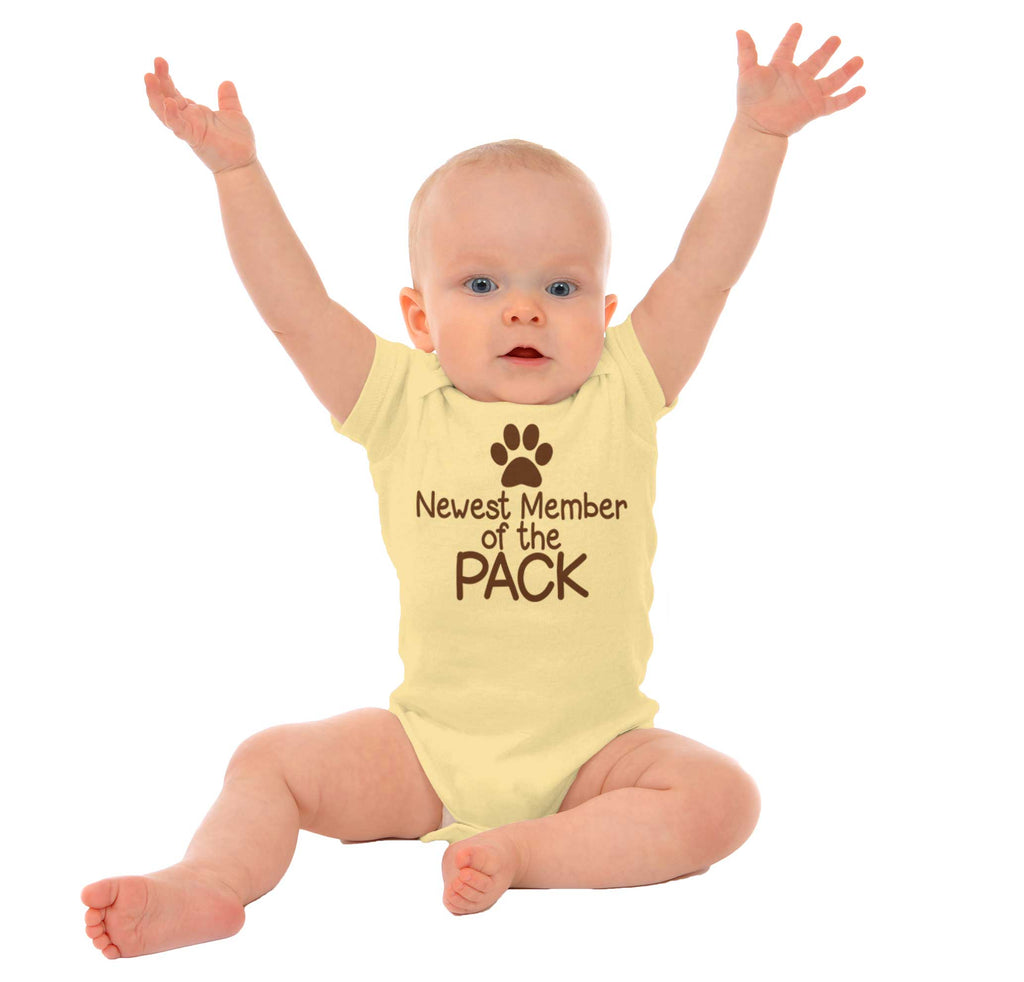 Member of the Pack Romper Bodysuit-Direct To Garment Print-Brisco Baby