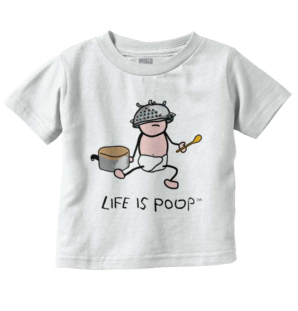 Pots and Pans Infant Toddler T Shirt-Direct To Garment Print-Brisco Baby