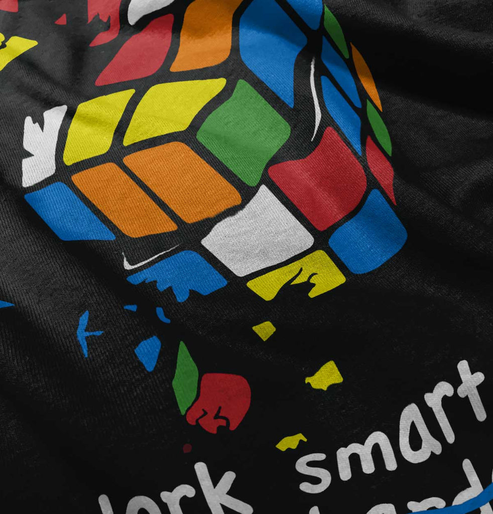 Work Smarter Infant Toddler T Shirt-Direct To Garment Print-Brisco Baby