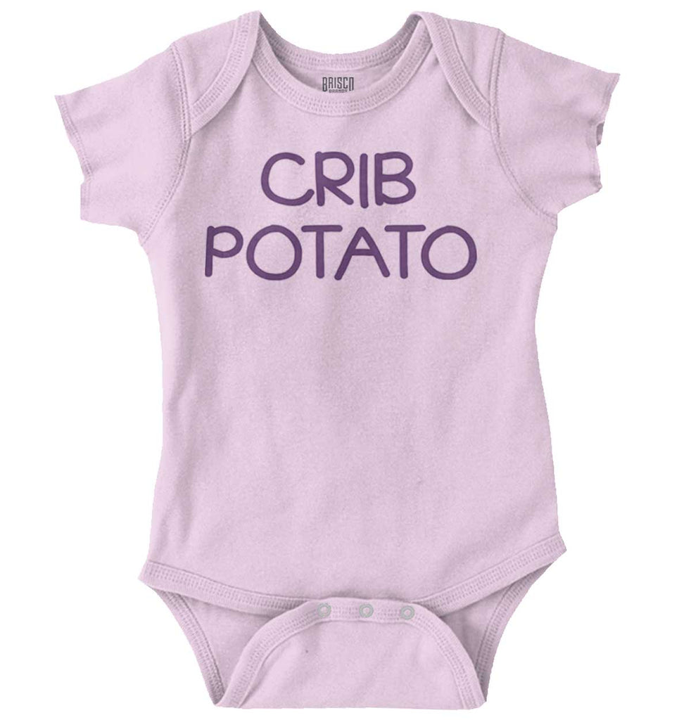 Crib Potato Romper Bodysuit-Direct To Garment Print-Brisco Baby