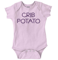 Crib Potato Romper Bodysuit-Direct To Garment Print-Brisco Baby