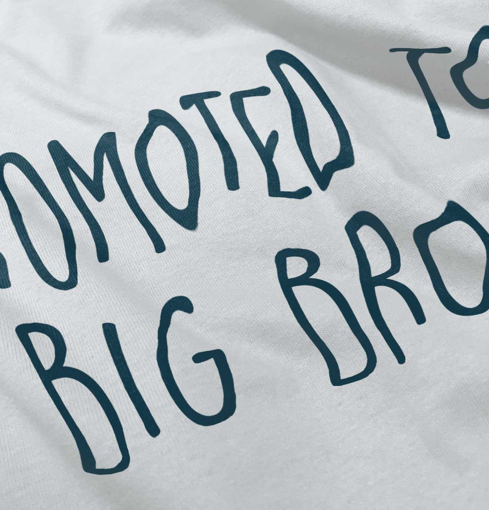 Promoted To Big Bro Infant Baby Bib-Direct To Garment Print-Brisco Baby