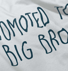 Promoted To Big Bro Infant Baby Bib-Direct To Garment Print-Brisco Baby