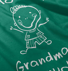 Love My Grandma Solid Baby Pajama Top-Direct To Garment Print-Brisco Baby