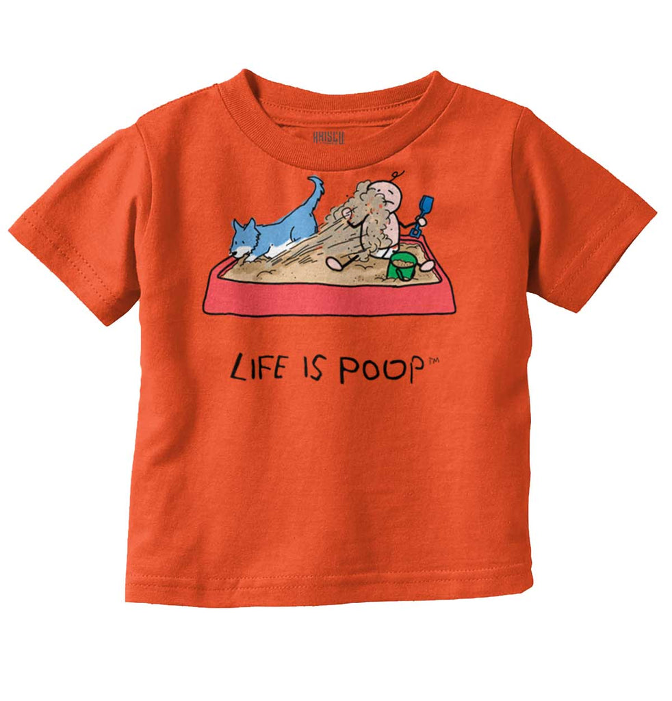 Dog Sandbox Infant Toddler T Shirt-Direct To Garment Print-Brisco Baby