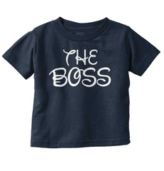 The Boss Infant Toddler T Shirt-Direct To Garment Print-Brisco Baby