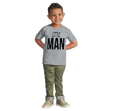 Little Man Infant Toddler T Shirt-Direct To Garment Print-Brisco Baby