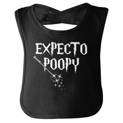Expecto Poopy Infant Baby Bib-Direct To Garment Print-Brisco Baby