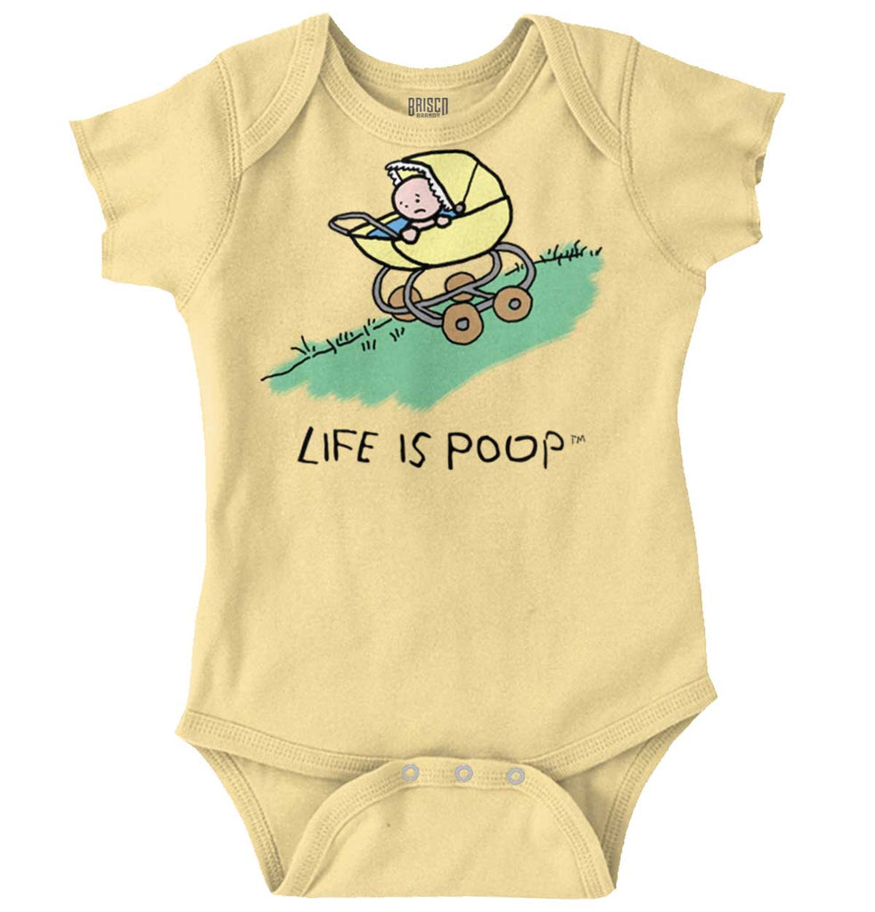 Downhill Stroller Romper-Direct To Garment Print-Brisco Baby